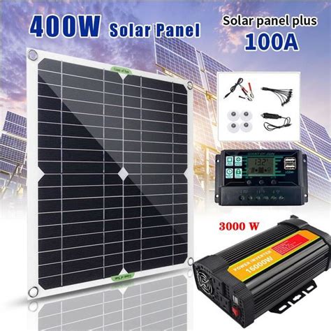 kit solaire batterie|Panneau Solaire 400W .